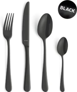 Amefa Vintage Bestekset - 24-delig - 6 Persoons - Zwart -Huishoudelijk Serviesgoed 1005x1200