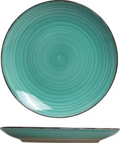 Studio Tavola Dinerborden Summer Green ø 26.5 Cm - 6 Stuks -Huishoudelijk Serviesgoed 1010x1200 2