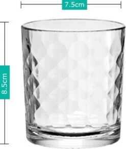 Altom Design - Drinkglazen - Waterglazen - Limonadeglazen - Sapglazen - Hoge Kwaliteit - Vaatwasserbestendig - Stapelbaar - 240ml -Set Van 6 -Huishoudelijk Serviesgoed 1014x1200