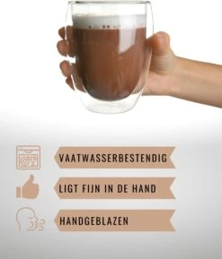 Latte Macchiato Glazen - Dubbelwandige Koffieglazen - Theeglazen - Cappuccino Glazen- 2 Stuks - 300ML -Huishoudelijk Serviesgoed 1026x1200 1