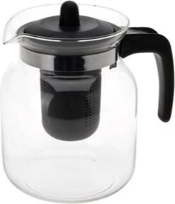 Merkloos Glazen Transparante Theepot 1.5 L Met Zwart Filter - Thee Drinken - Thee Serveren - Theepotten Met Filters 5 Merkloos Glazen Transparante Theepot 1.5 L Met Zwart Filter - Thee Drinken - Thee Serveren - Theepotten Met Filters -Huishoudelijk Serviesgoed 1029x1200 6