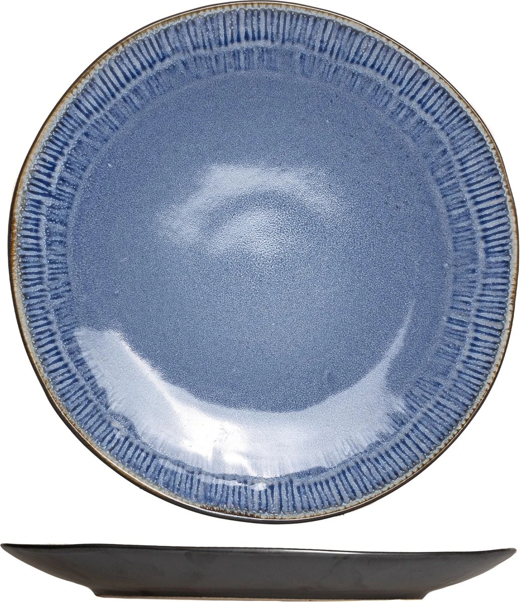 Studio Tavola Dinerborden Denim ø 27 Cm - 6 Stuks 2 Studio Tavola Dinerborden Denim ø 27 Cm - 6 Stuks - Afbeelding 2