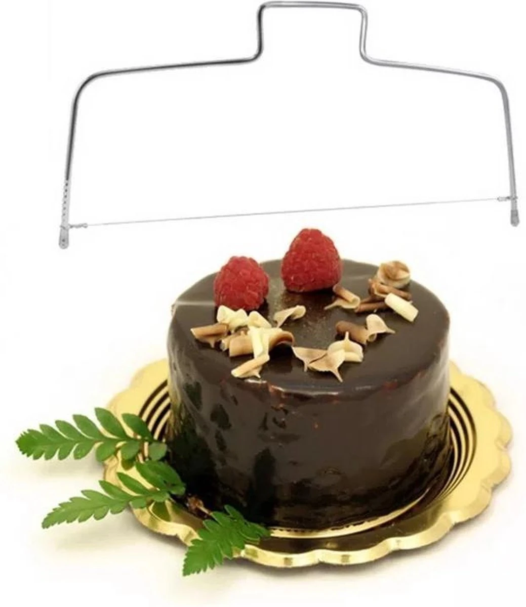 LOUZIR Professionele Taartsnijder - RVS - Taart Zaag - Cake Snijder 2 LOUZIR Professionele Taartsnijder - RVS - Taart Zaag - Cake Snijder - Afbeelding 2