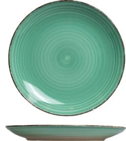 Studio Tavola Dinerborden Summer Green ø 26.5 Cm - 6 Stuks -Huishoudelijk Serviesgoed 1069x1200
