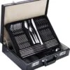 Swiss Home | Bestekset - 12 Persoons - 72-delig - Luxe Opbergkoffer - 18/10 | Limited Edition Set + Luxe Koffer