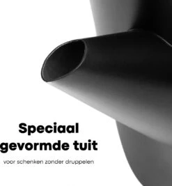 Vatten® - Premium RVS Theepot - Incl. RVS Theefilter - 1L - Zwart - Dubbelwandig -Huishoudelijk Serviesgoed 1110x1200 1