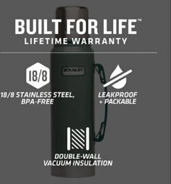 Stanley The Stacking Beer Pint 0,47l - Beker - Hammertone Green -Huishoudelijk Serviesgoed 1113x1200 5