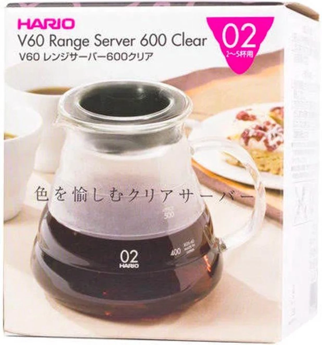 Coffee Hario Range Server V60-02 - 600ml 4 Coffee Hario Range Server V60-02 - 600ml - Afbeelding 4