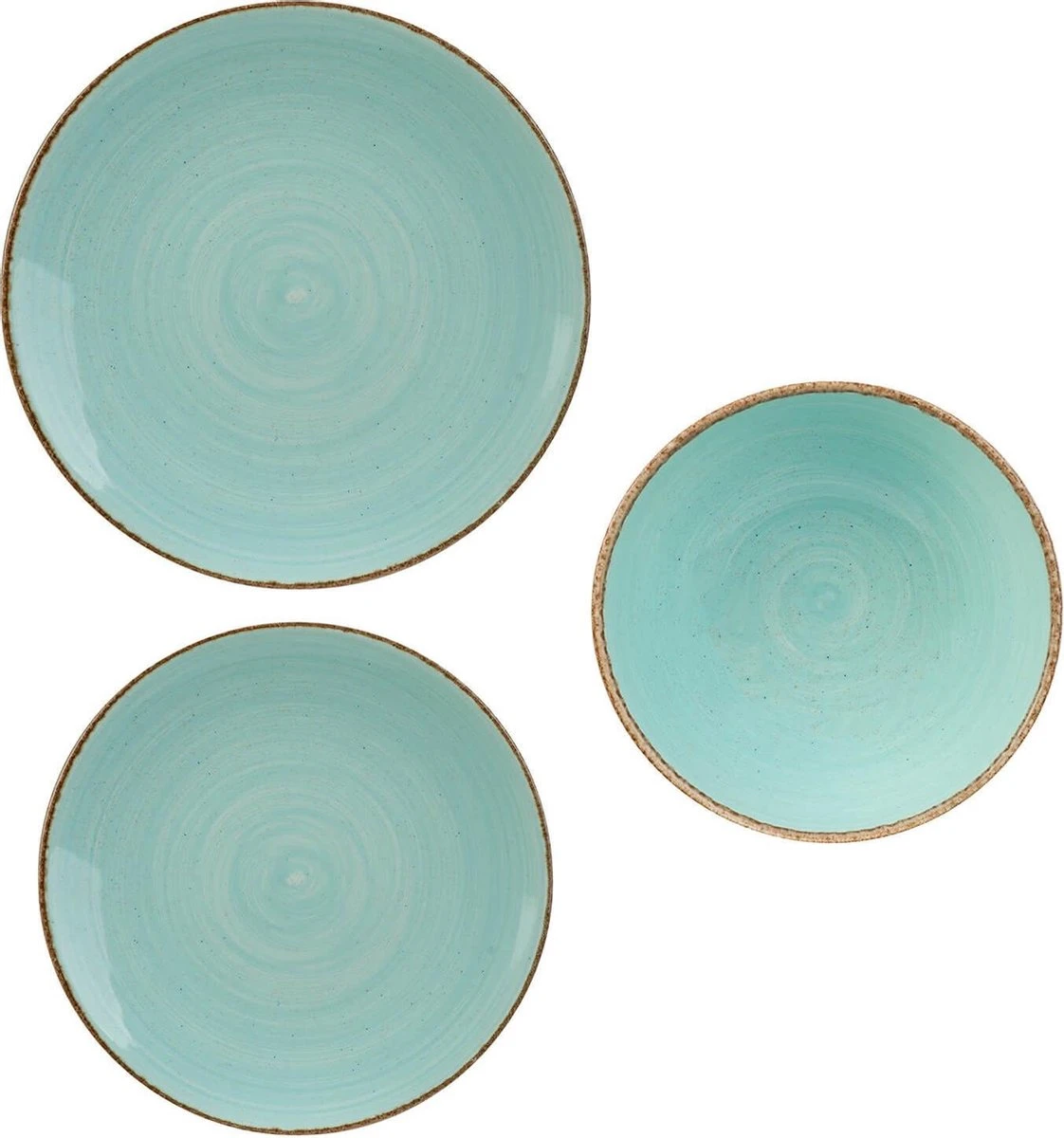 Cosy & Trendy Granite Blue - Serviesset 6 Persoons - 18 Delig - Met Table Style Zomers Droogbloemen Boeket 1 Cosy & Trendy Granite Blue - Serviesset 6 Persoons - 18 Delig - Met Table Style Zomers Droogbloemen Boeket