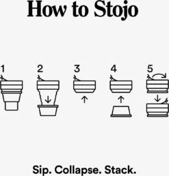 STOJO - Opvouwbare Beker - To Go - Roze - 237ml (8oz) - Herbruikbaar -Huishoudelijk Serviesgoed 1153x1200 3