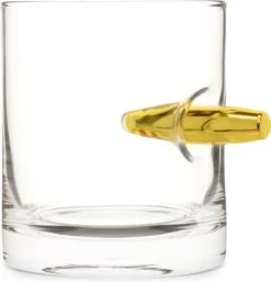 CKB Ltd - Take The Bullet Whiskey Glazen - Whisky Whiskeyglazen Tumbler Glas Drank Whiskeyglas Tumblerglas Whiskeyaccessoires Beker Wiskey Glass Bullets Tumblers Glasses Tumblerglazen Cup Luxe Proefglas Kogels Jack Daniels Goud -Huishoudelijk Serviesgoed 1155x1200 2