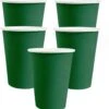 Santex Feest Bekertjes - 20x - Donker Groen - Papier/karton - 270 Ml