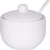 Concord Suikerkom / Suikerpotje Wit Keramiek Met Lepel En Deksel