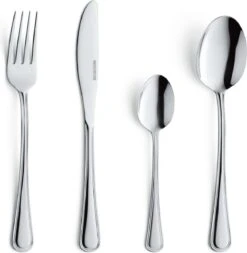 Amefa Bologna Bestekset - 24 Delig - 6 Persoons - Zilver - -Huishoudelijk Serviesgoed 1173x1200