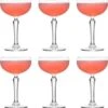 Libbey Champagneglas SPKSY Coupe - 245 Ml / 24,5 Cl - 6 Stuks - Vaatwasserbestendig - Hoge Kwaliteit - Vintage Design - Perfect Voor Een Cocktailfeest Aan Huis