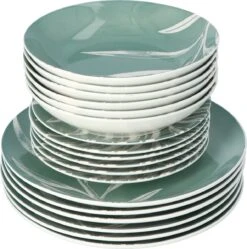 4goodz Plant Groen 18-delig Servies Porselein 6 Persoons -Huishoudelijk Serviesgoed 1191x1200 11