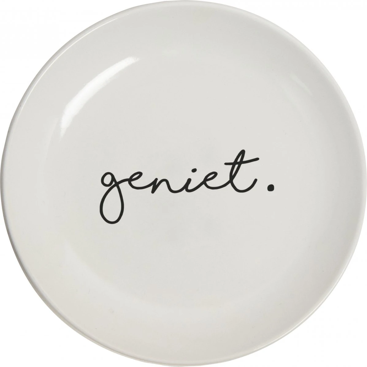 Gusta - Gebaksbordjes - ø 15 Cm - Set 4 Stuks - Porselein - Wit 4 Gusta - Gebaksbordjes - ø 15 Cm - Set 4 Stuks - Porselein - Wit - Afbeelding 4