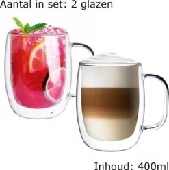 Luxe Latte Macchiato Glazen Met Oor - Dubbelwandige Koffieglazen - Cappuccino Glazen - 400 ML - 2x 9 Luxe Latte Macchiato Glazen Met Oor - Dubbelwandige Koffieglazen - Cappuccino Glazen - 400 ML - 2x -Huishoudelijk Serviesgoed 1197x1200 3