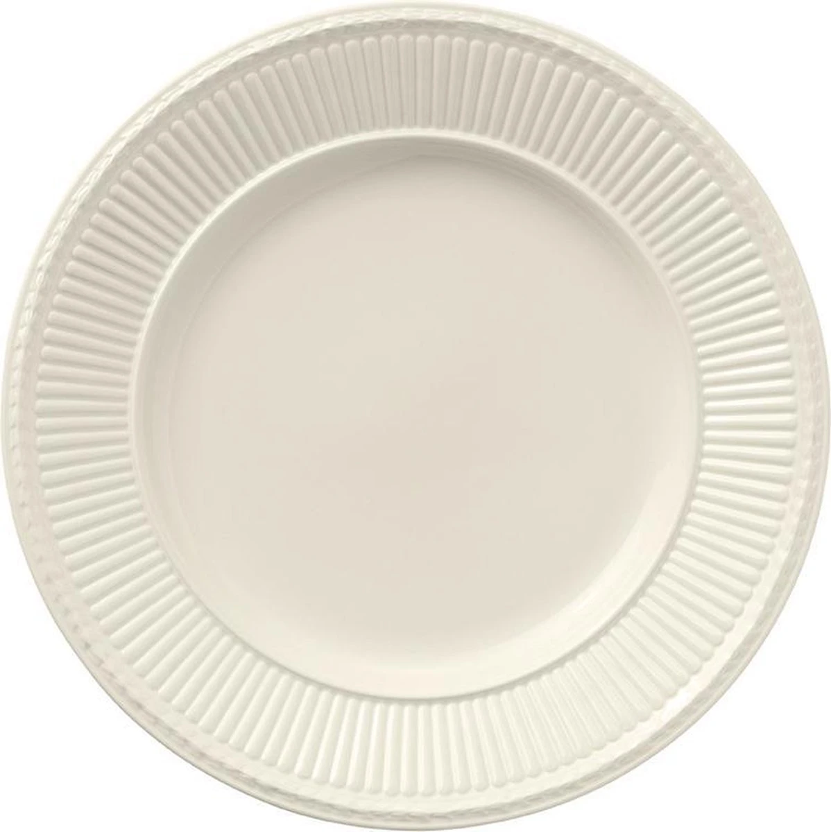 Wedgwood Edme Dinerbord - Ø26 Cm - Wit 1 Wedgwood Edme Dinerbord - Ø26 Cm - Wit