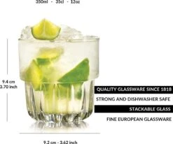 Libbey Drinkglas Everest - 355 Ml / 35,5 Cl - 6 Stuks - Stapelbaar - Hoge Kwaliteit -Huishoudelijk Serviesgoed 1200x1003 2