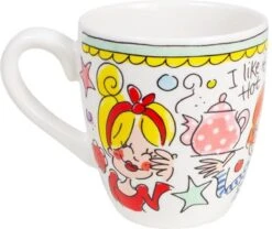 Blond Amsterdam Even Bijkletsen Mini Mok - Mint Rand -Huishoudelijk Serviesgoed 1200x1009