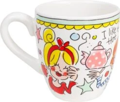 Blond Amsterdam Even Bijkletsen Mini Mok - Mint Rand -Huishoudelijk Serviesgoed 1200x1022 4