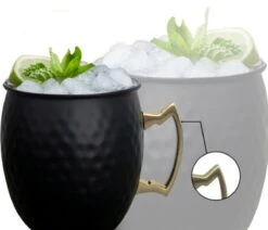 Moscow Mule Bekers Premium – Cocktail Glazen - Cocktail Set – Koperen Beker Set 4x Zwart - Luxe Giftset Cadeau -Huishoudelijk Serviesgoed 1200x1031 1