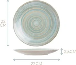 Cosy&Trendy Serviesset 24-delig Turbolino Blauw -Huishoudelijk Serviesgoed 1200x1034 7