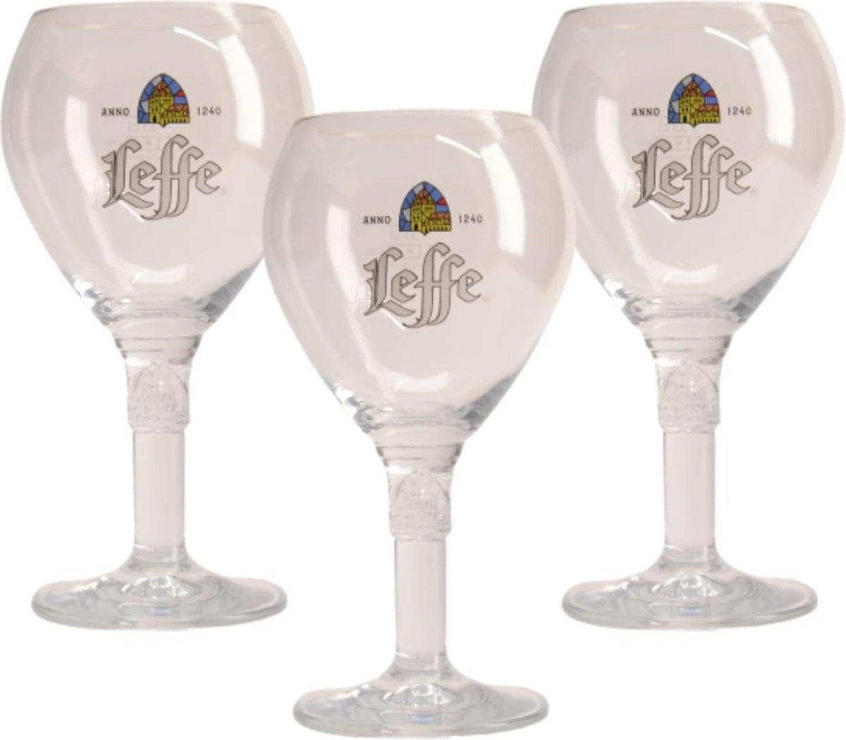 Leffe Bierglas - 33cl (Set Van 3) - Origineel Glas Van De Brouwerij - Glas Op Voet - Nieuw 4 Leffe Bierglas - 33cl (Set Van 3) - Origineel Glas Van De Brouwerij - Glas Op Voet - Nieuw - Afbeelding 4