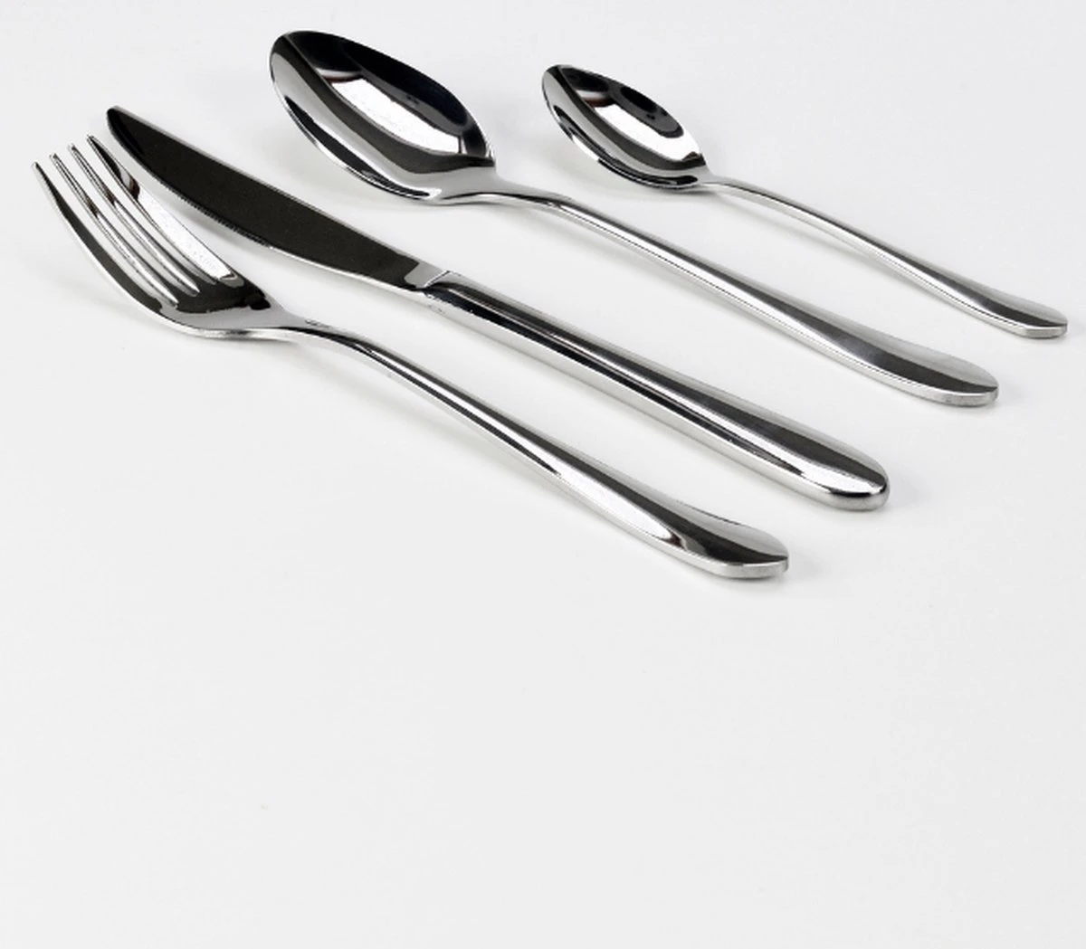 Merkloos Bestekset Luxe Round 24-delig | Premium Quality | 6 Personen 6 Merkloos Bestekset Luxe Round 24-delig | Premium Quality | 6 Personen - Afbeelding 6