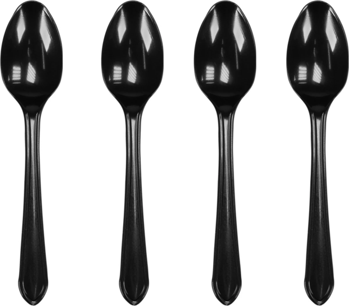 Depa | Lepel | Reusable | Zwart | 17cm | 50 Stuks 1 Depa | Lepel | Reusable | Zwart | 17cm | 50 Stuks