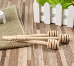 Honing Lepel - Dipper - Hout - Honeydripper - Keukengerei - Ontbijt - Hout - 2 Stuks - 15.5 Cm -Huishoudelijk Serviesgoed 1200x1063 3