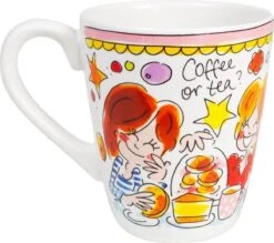 Blond Amsterdam Even Bijkletsen Mok 350 Ml - Roze Rand 7 Blond Amsterdam Even Bijkletsen Mok 350 Ml - Roze Rand -Huishoudelijk Serviesgoed 1200x1064 1