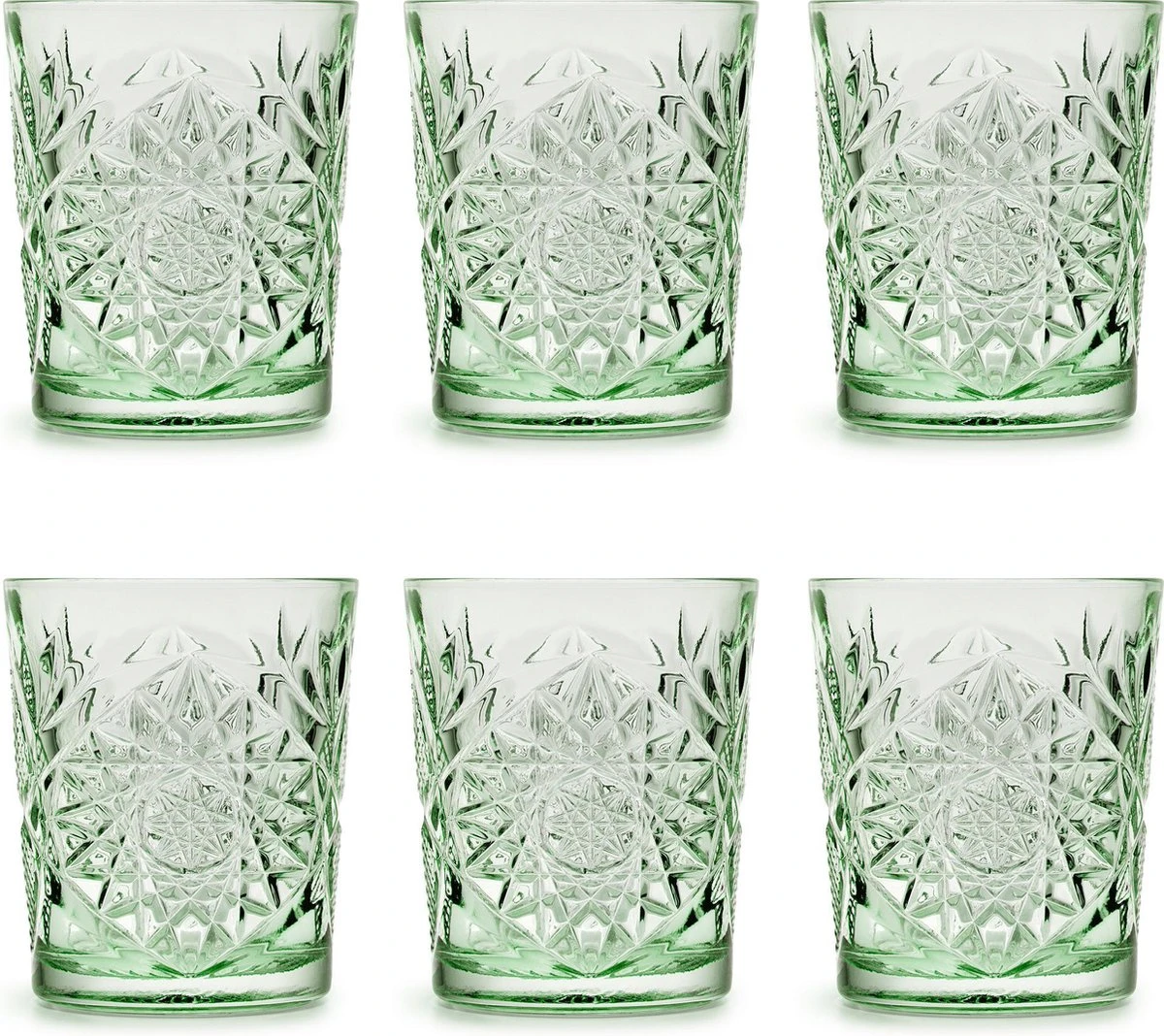 Libbey Drinkglas Hobstar Ebony Green – 355 Ml/ 35,5 Cl - 6 Stuks - Vintage Design - Vaatwasserbestendig - Hoge Kwaliteit 1 Libbey Drinkglas Hobstar Ebony Green – 355 Ml/ 35,5 Cl - 6 Stuks - Vintage Design - Vaatwasserbestendig - Hoge Kwaliteit