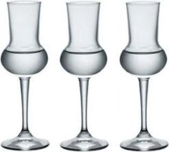 Bormioli Rocco 3 Glazen GRAPPA 8 Cl -Huishoudelijk Serviesgoed 1200x1077 2
