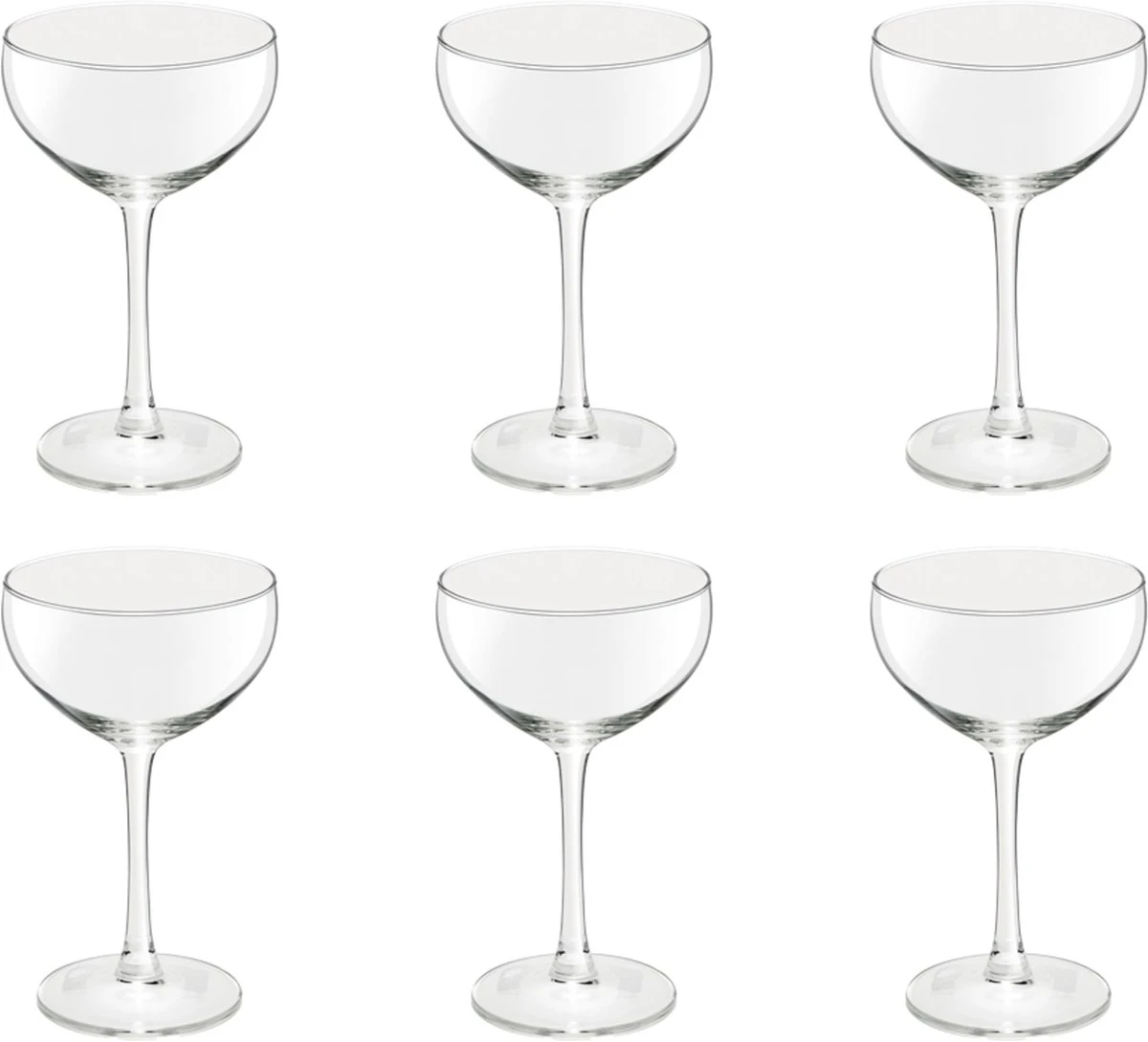 Royal Leerdam Champagnecoupe 610000 Let's Party 24 Cl - Transparant 6 Stuk(s) 1 Royal Leerdam Champagnecoupe 610000 Let's Party 24 Cl - Transparant 6 Stuk(s)