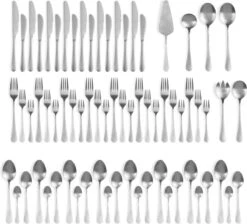 Magani - Zilveren Bestekset - Roestvrij Staal - 70-delig - Voor Acht Personen - PVD Coating 9 Magani - Zilveren Bestekset - Roestvrij Staal - 70-delig - Voor Acht Personen - PVD Coating -Huishoudelijk Serviesgoed 1200x1090