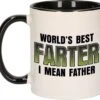 Worlds Best Farter Cadeau Beker / Mok - Zwart Met Wit - Papa / Verjaardag / Vaderdag