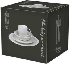 Vtwonen Serviesset - Wit - Porselein - 16-Delig -Huishoudelijk Serviesgoed 1200x1097 10