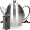 Vaja Valerie - Theepot Met Filter - Dubbelwandig - RVS - 1.2L