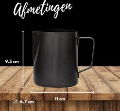 Merkloos Pazzo Goods - Melkkan - Melkkannetje Opschuim - Zwart - 350 Ml - Premium Kwaliteit - RVS - 11 Merkloos Pazzo Goods - Melkkan - Melkkannetje Opschuim - Zwart - 350 Ml - Premium Kwaliteit - RVS - -Huishoudelijk Serviesgoed 1200x1116 2