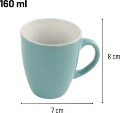 Orange85 Espresso Kopjes - Set Van 6 - Met Oor - 160ml - Meerdere Kleuren - Pastel - Aardewerk -Huishoudelijk Serviesgoed 1200x1120 3