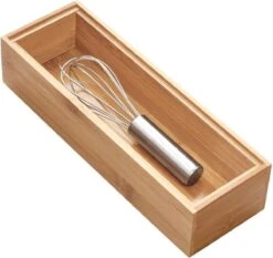 IDesign Bamboe Bakjes Voor Lade Stapelbaar D (15,5 X 30,5 X 5 Cm) - 45 - Stapelbaar & Decoratief -Huishoudelijk Serviesgoed 1200x1133