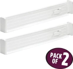 IDesign Ladeverdeler Uitschuifbaar 2 Stuks Transparant - Transparant - Klaar Voor Gebruik, Verstelbaar, Uitschuifbaar -Huishoudelijk Serviesgoed 1200x1135 2