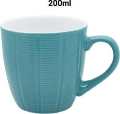 Orange85 Koffiekopjes Gekleurd - Set Van 6 - Koffiemokken - Streep - 200 Ml - Reliëf - Aardewerk - Met Oor - Theemokken 11 Orange85 Koffiekopjes Gekleurd - Set Van 6 - Koffiemokken - Streep - 200 Ml - Reliëf - Aardewerk - Met Oor - Theemokken -Huishoudelijk Serviesgoed 1200x1136 3