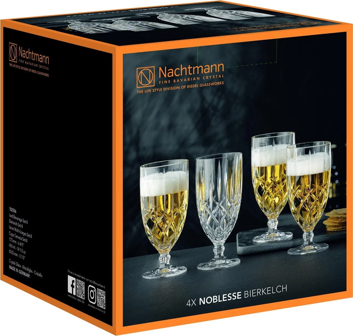Nachtmann Universeelglas 'Noblesse' - 410 Ml 2 Nachtmann Universeelglas 'Noblesse' - 410 Ml - Afbeelding 2