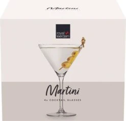 Royal Leerdam - Martini Glazen - 26cl - 4 Stuks