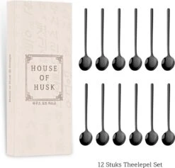House Of Husk® Theelepels Set - Theelepeltjes - Koffielepels - Koffielepeltjes - RVS - 13cm - 12 Stuks - Zwart 14 House Of Husk® Theelepels Set - Theelepeltjes - Koffielepels - Koffielepeltjes - RVS - 13cm - 12 Stuks - Zwart -Huishoudelijk Serviesgoed 1200x1150