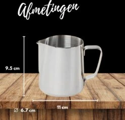 Merkloos Pazzo Goods - Melkkan - Melkkannetje Opschuim - Zilver - 350 Ml - Premium Kwaliteit - RVS - 11 Merkloos Pazzo Goods - Melkkan - Melkkannetje Opschuim - Zilver - 350 Ml - Premium Kwaliteit - RVS - -Huishoudelijk Serviesgoed 1200x1153 5