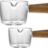 House Of Husk® Espresso Maat Glazen Set - Barista Shotglazen - Mini Maatbeker 50ml En 100ml - Multifuncitoneel Serveerkommetjes- Sauskom - Juskom - 2 Stuks